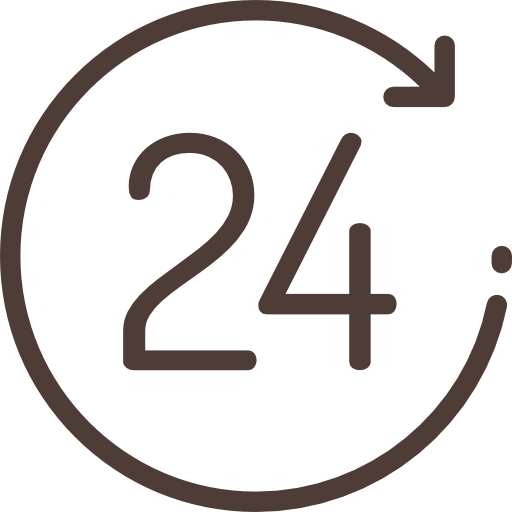 24 hours - Free signs icons