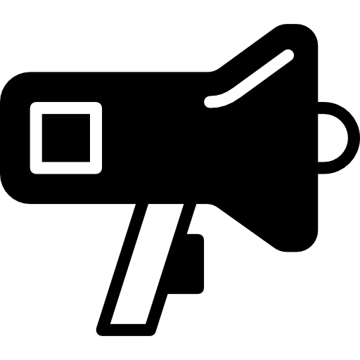 Megaphone Basic Miscellany Fill icon