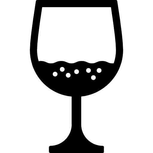 Wine Glass Roundicons Solid Icon 0781