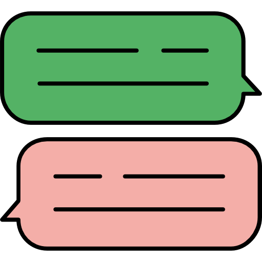 Chat Icons Responsive Color 128px icon