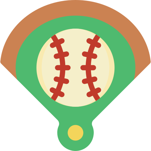 campo de béisbol icono gratis