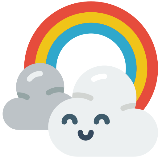 arco iris icono gratis