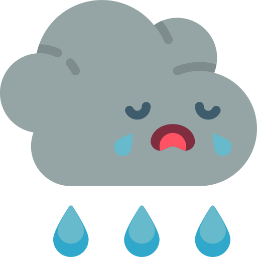 lluvia pesada icono gratis