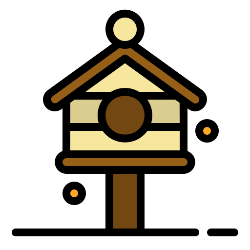 casa del pájaro icono gratis