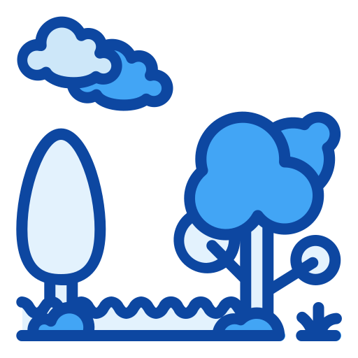 Garden Generic Blue Icon