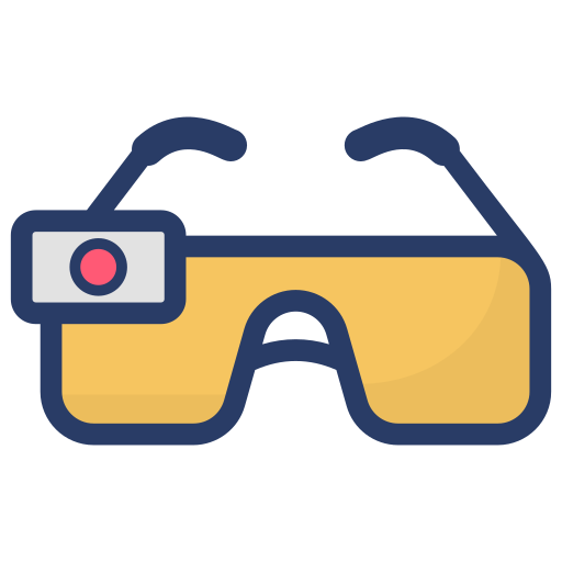 gafas 3d icono gratis