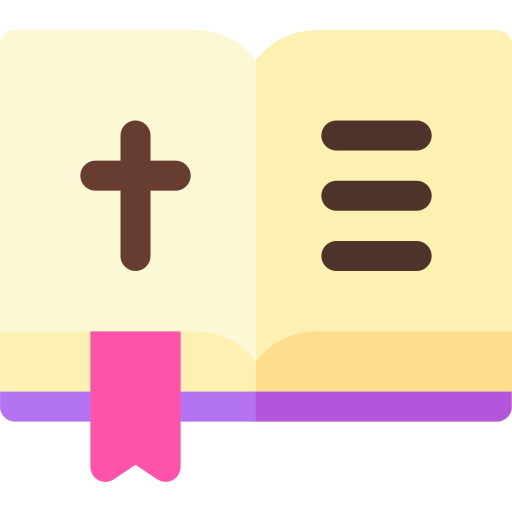 Bible Basic Rounded Flat icon