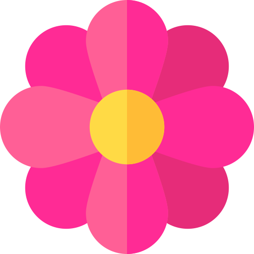 Flower Basic Rounded Flat icon