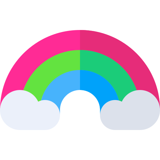 arco iris icono gratis