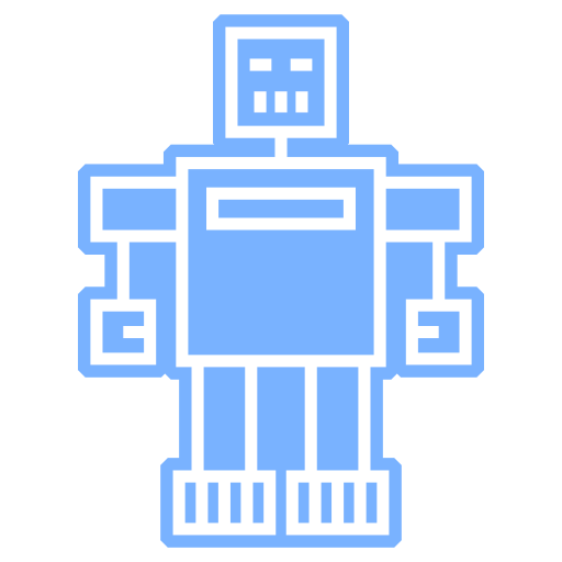 Android character Generic Blue icon