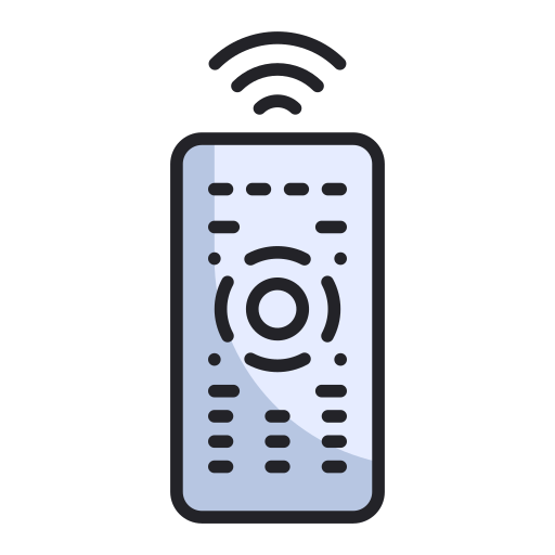 Remote control Generic Outline Color icon