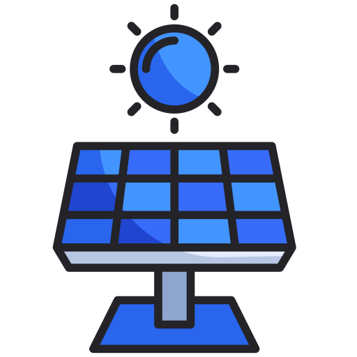 Solar panel Generic Outline Color icon