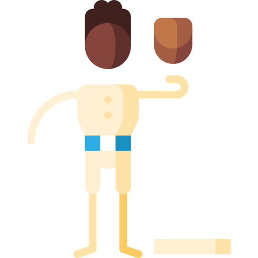 Baseball player free icon