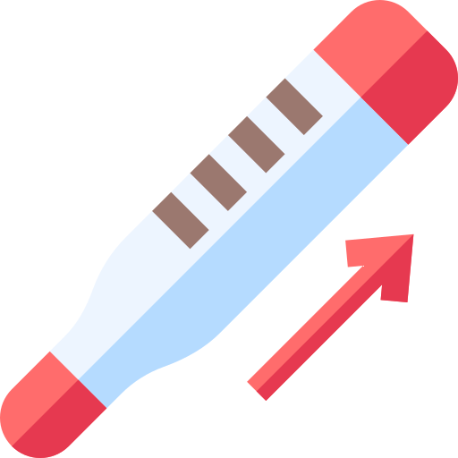 Fever free icon Fever free icon