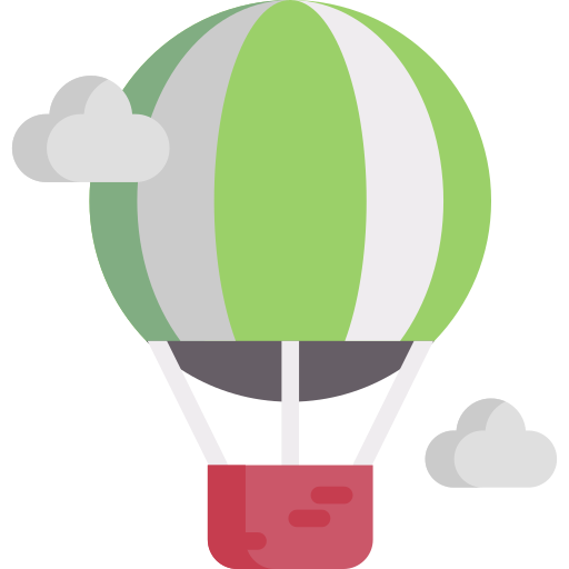 Hot air balloon Special Flat icon