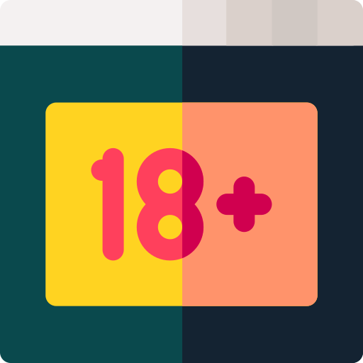 +18 Basic Rounded Flat icon
