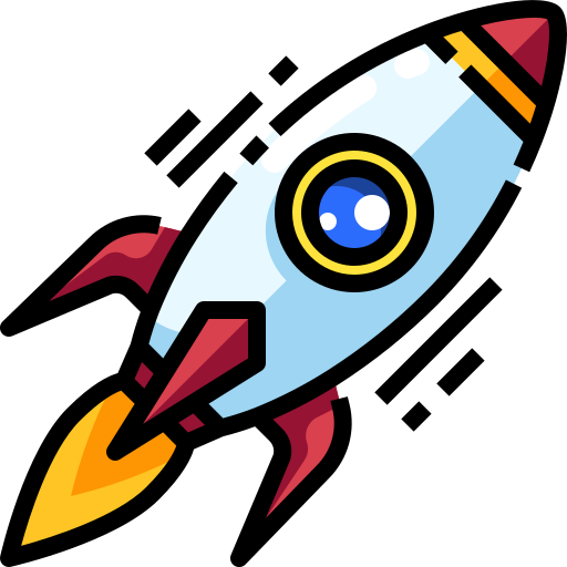 Rocket Justicon Lineal Color icon