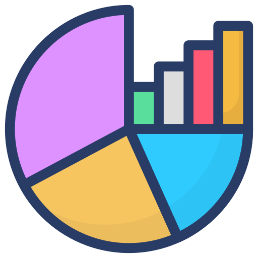 gráfico circular icono gratis