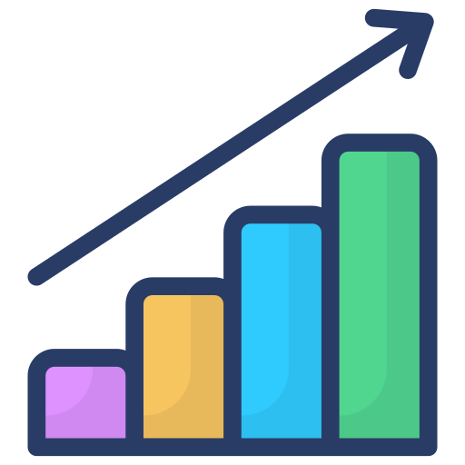 Growth chart Generic Outline Color icon