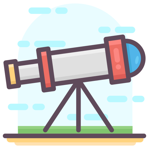 telescópio grátis ícone telescópio grátis ícone