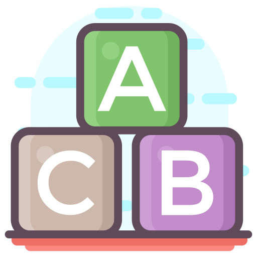 Abc block - Free education icons