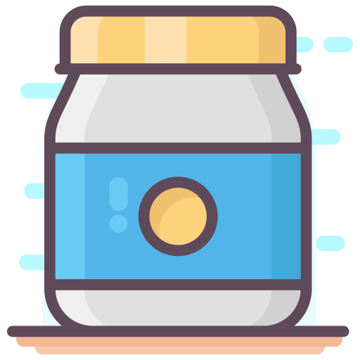 Medicine jar Generic Outline Color icon