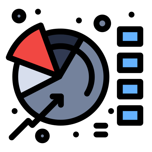 gráfico circular icono gratis