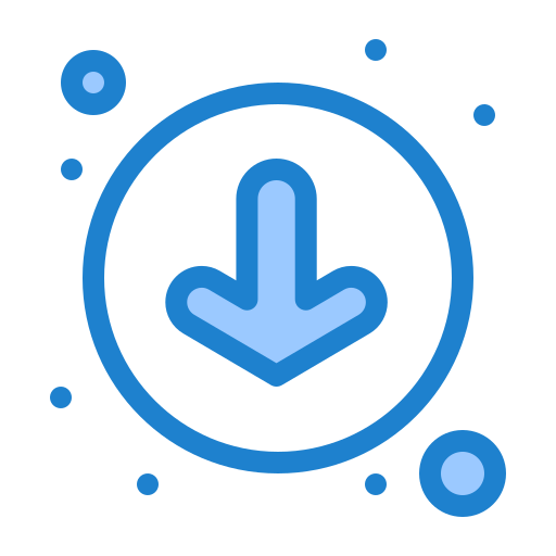 flecha hacia abajo icono gratis