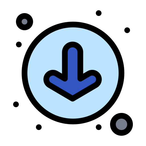 pfeil runter kostenlos Icon