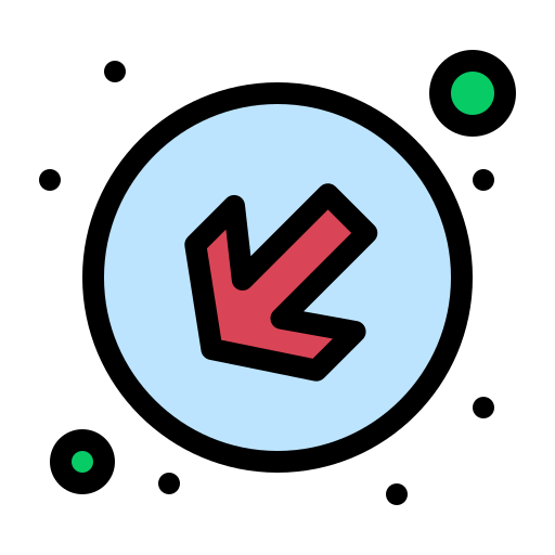 pfeil runter kostenlos Icon