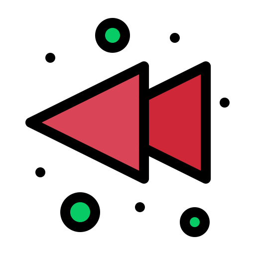 rebobinar icono gratis