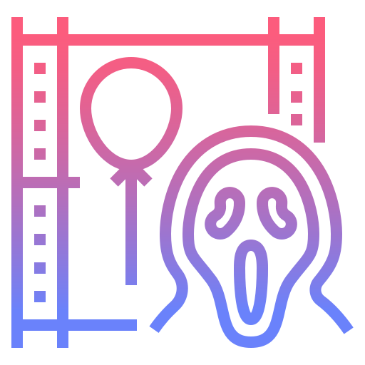 película de terror icono gratis