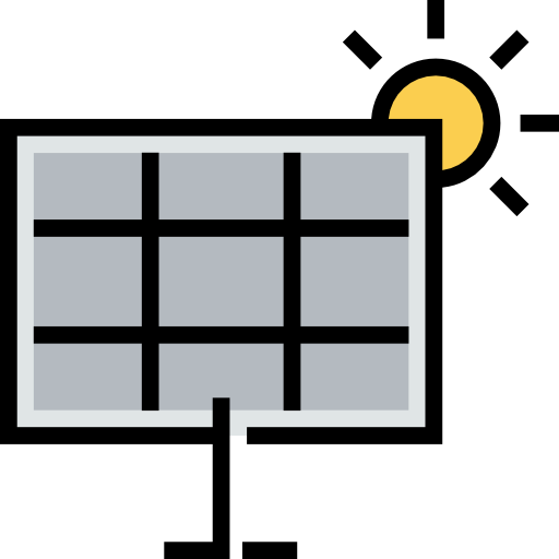 energía solar icono gratis