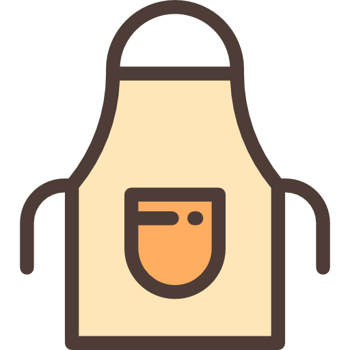 Apron Detailed Rounded Lineal color icon