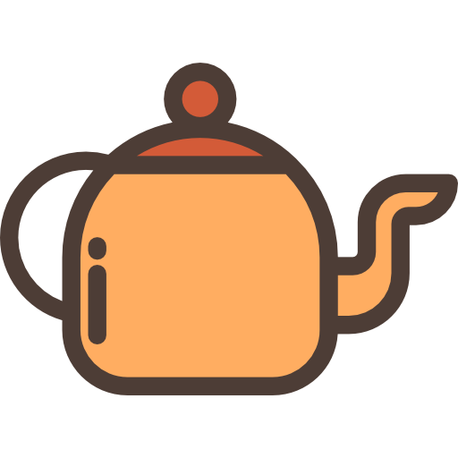 Kettle Detailed Rounded Lineal color icon