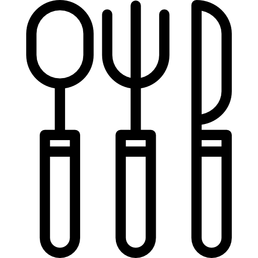 Cutlery Detailed Rounded Lineal icon