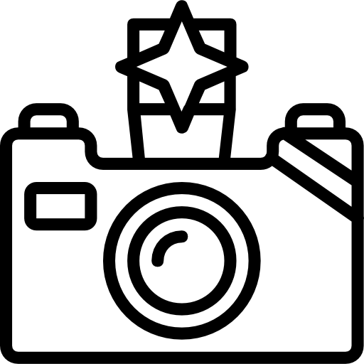 cámara fotográfica icono gratis