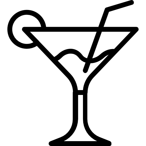 cocktail Basic Miscellany Lineal icona