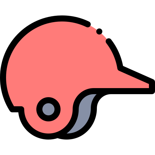 Helmet Detailed Rounded Lineal color icon