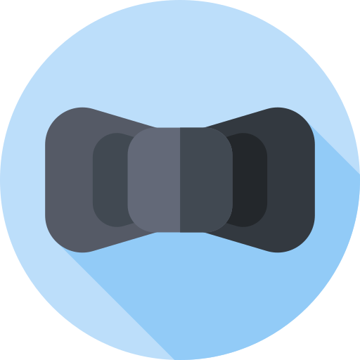 corbata de moño icono gratis