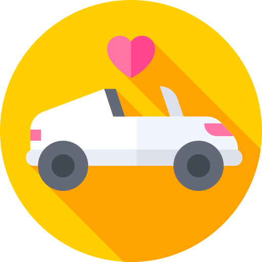 voiture de mariage Icône gratuit voiture de mariage Icône gratuit