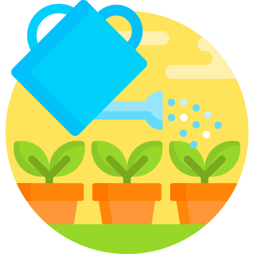 regando plantas icono gratis