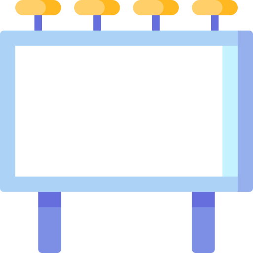 Рекламный щит бесплатно иконка Рекламный щит бесплатно иконка
