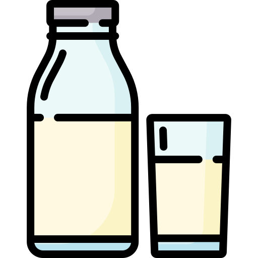 Milk free icon Milk free icon