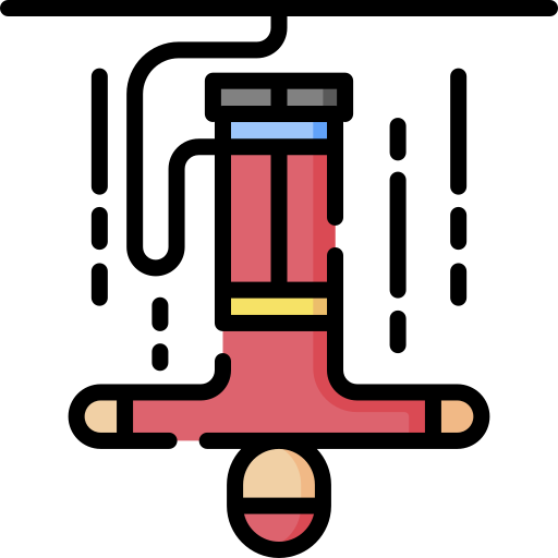 Bungee Jumping Special Lineal Color Icon