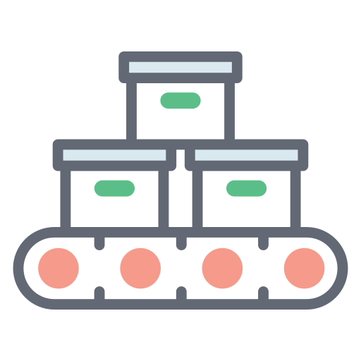 Конвейерная лента бесплатно иконка