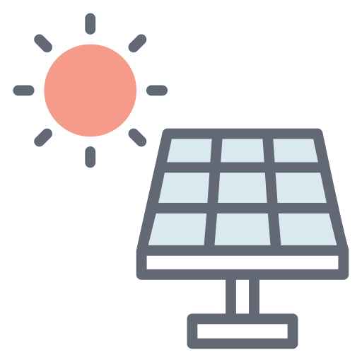 panel solar icono gratis