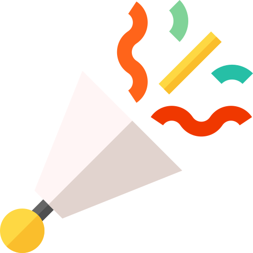 confete grátis ícone