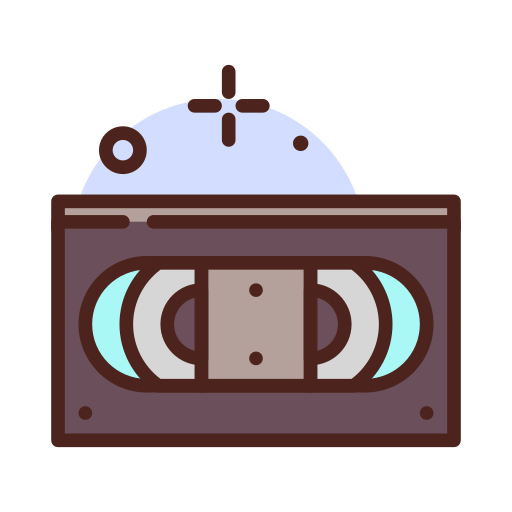 cinta de video icono gratis