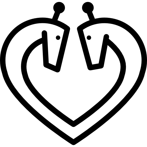 horseshoe heart clipart png